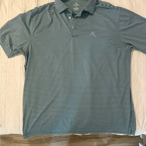 Men's Rhoback Striped Polo Shirt - Blue